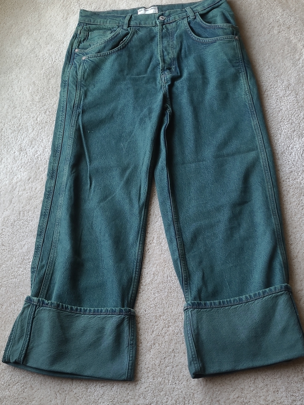 We The Free Final Countdown Low Rise Cuffed Boyfiend Jeans